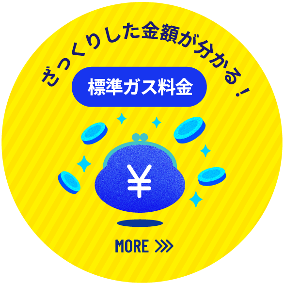 標準ガス料金 ざっくりした金額が分かる！